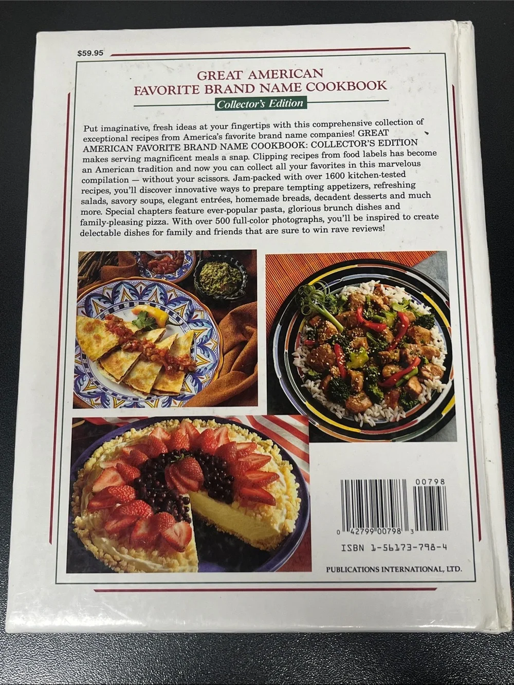 Great American Brand Name Cookbook - Collector's Edition - Gilt Page Edges